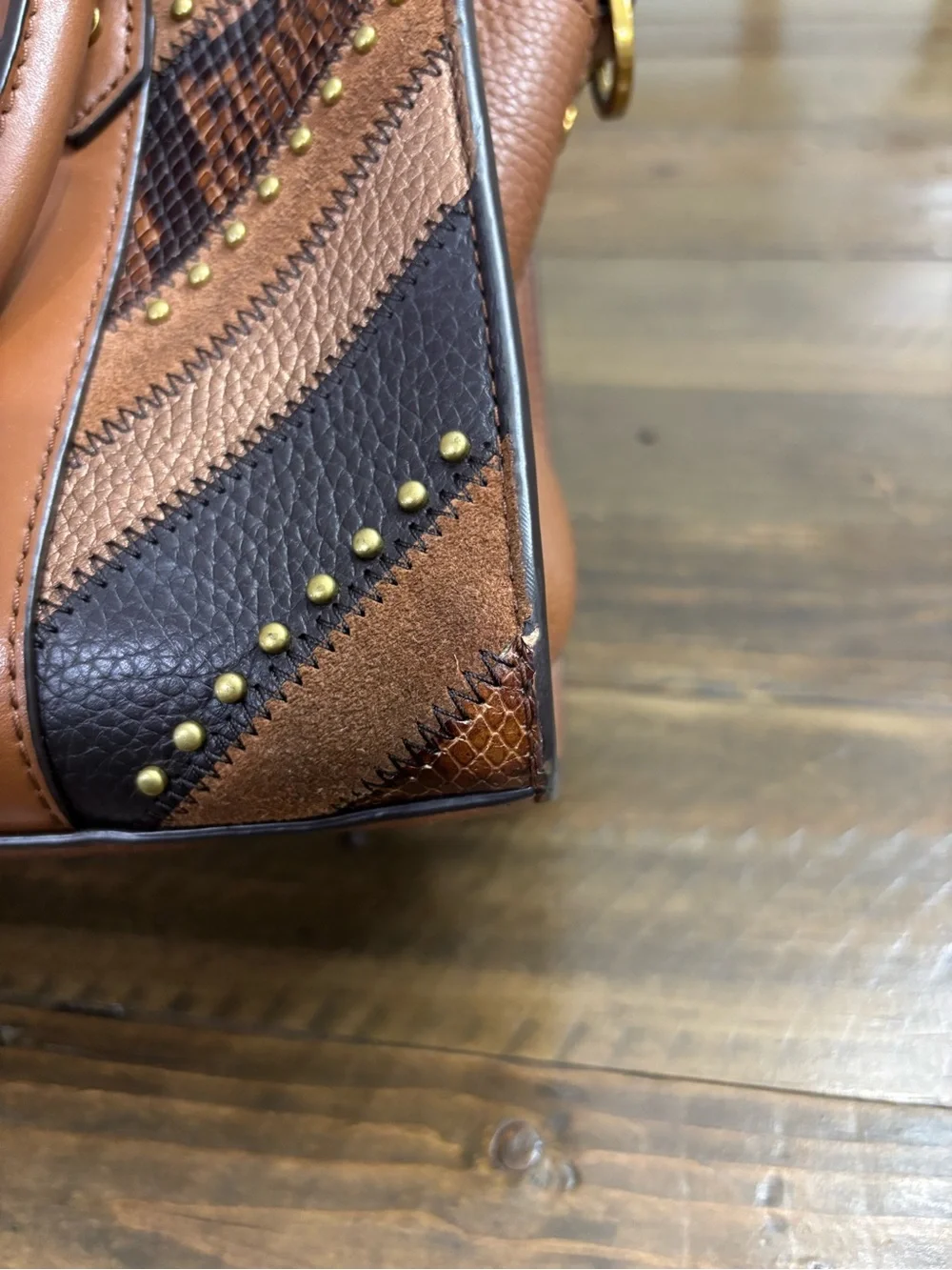 Michael Kors Hamilton Nouveau Satchel - Picture 13 of 14